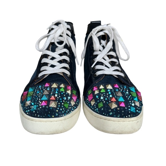 Christian Louboutin Mixkeolouis Flat Suede Multicolor Sneakers - Picture 6 of 16
